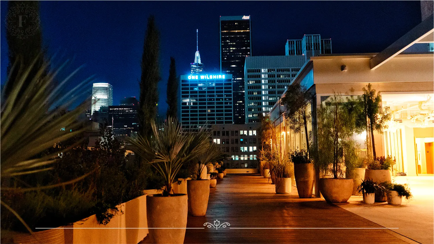A night out in Downtown LA with spectacular city views, Florentín. Enjoy the real Angelino vibe.