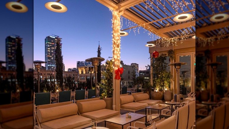 Florentin rooftop at dusk